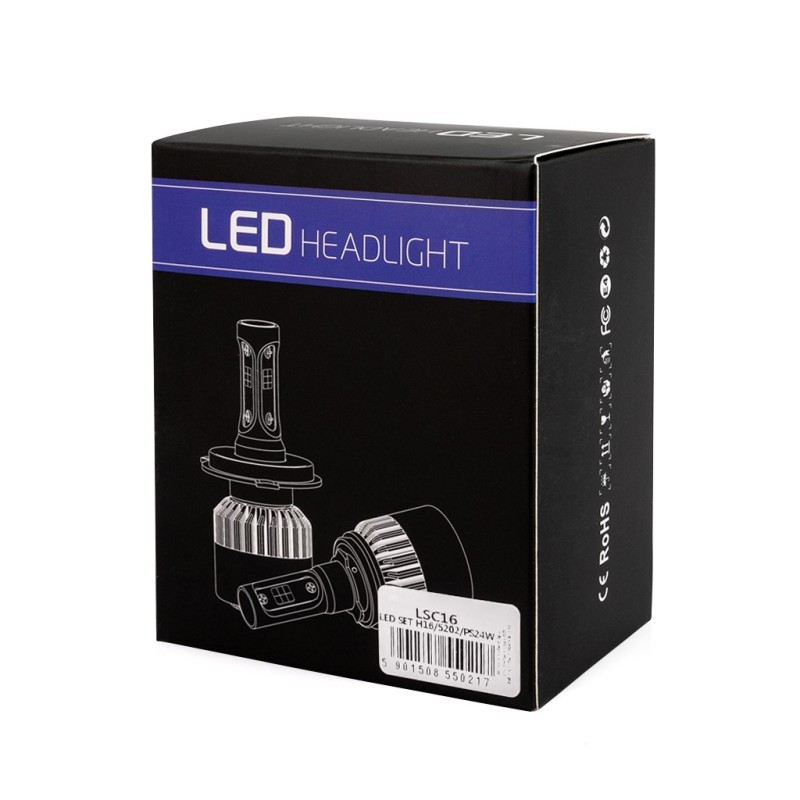 H16/5202/PS24W 10>36V 6.500K 10.000lm 80W COB LED EPISTAR 1021 C6 KIT ΜΕ ΑΝΕΜΙΣΤΗΡΑΚΙ M-TECH - 2 ΤΕΜ. - M-Tech - LSC16/MT H16/5202/PS24W 10>36V 6.500K 10.000lm 80W COB LED EPISTAR 1021 C6 KIT ΜΕ ΑΝΕΜΙΣΤΗΡΑΚΙ M-TECH - 2 ΤΕΜ. - M-Tech - LSC16/MT