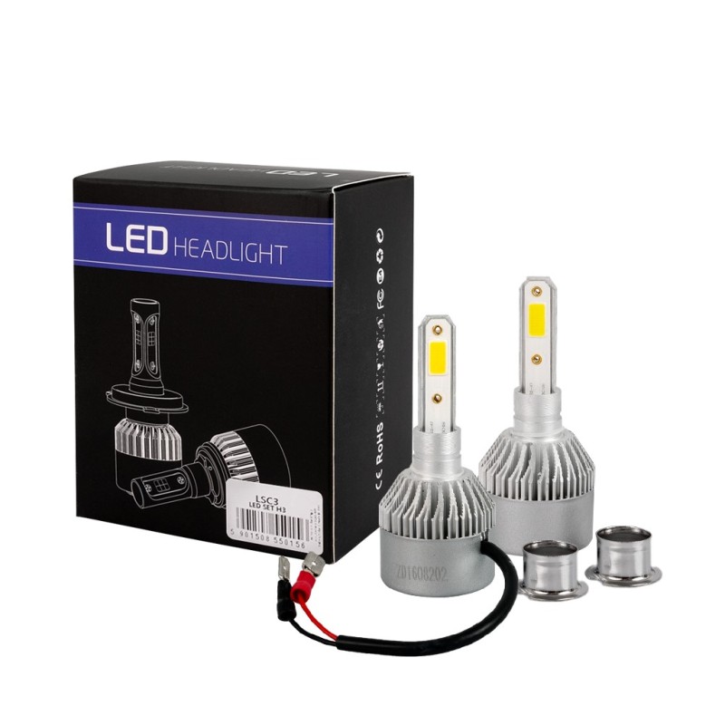 H3 LED SET C6 12/24V 6.500K 10.000lm 80W ΛΑΜΠΑ ΜΕ COB EPISTAR 1021 LED ΚΑΙ ΑΝΕΜΙΣΤΗΡΑΚΙ M-TECH - 2 ΤΕΜ. - M-Tech - LSC3/MT H3 LED SET C6 12/24V 6.500K 10.000lm 80W ΛΑΜΠΑ ΜΕ COB EPISTAR 1021 LED ΚΑΙ ΑΝΕΜΙΣΤΗΡΑΚΙ M-TECH - 2 ΤΕΜ. - M-Tech - LSC3/MT