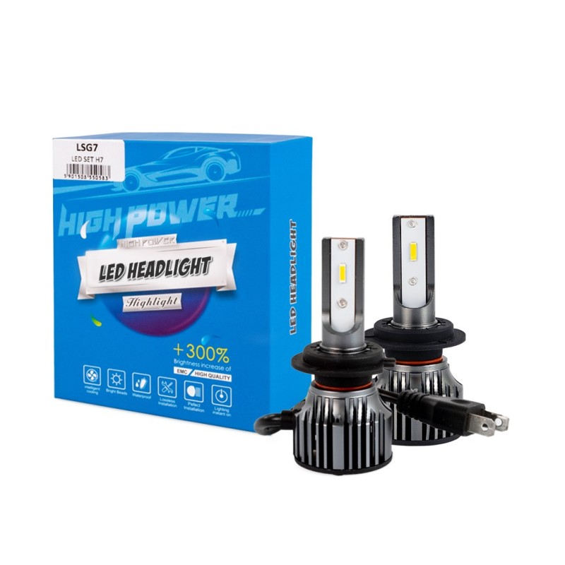 H7 12>24V 6.500K 6.400lm 50W CSP1860 LED LSG SERIES +300% KIT M-TECH - 2 ΤΕΜ. - M-Tech - LSG7/MT H7 12>24V 6.500K 6.400lm 50W CSP1860 LED LSG SERIES +300% KIT M-TECH - 2 ΤΕΜ. - M-Tech - LSG7/MT