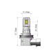 ΛΑΜΠΕΣ H11 12V 2x 21W max6.000K 4600lm PRO SMART SERIES LED M-TECH - 2 τεμ. - M-Tech - LSPROS11/MT ΛΑΜΠΕΣ H11 12V 2x 21W max6.000K 4600lm PRO SMART SERIES LED M-TECH - 2 τεμ. - M-Tech - LSPROS11/MT