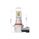 ΛΑΜΠEΣ LED HIR2 12V 6.000K 4.600lm LED CANBUS CSP3570 PRO SMART SERIES M-TECH - 2 ΤΕΜ. - M-Tech - LSPROSHIR2/MT ΛΑΜΠEΣ LED HIR2 12V 6.000K 4.600lm LED CANBUS CSP3570 PRO SMART SERIES M-TECH - 2 ΤΕΜ. - M-Tech - LSPROSHIR2/MT