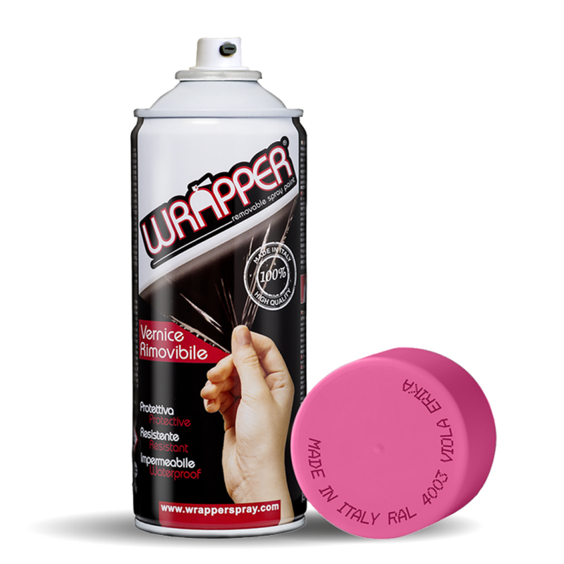 ΦΙΛΜ ΣΕ ΣΠΡΕΥ WRAPPER RAL COLOURS ΡΟΖ ΦΟΥΞΙΑ 400ml – 1 ΤΕΜ. - Lampa - L.WR4003 ΦΙΛΜ ΣΕ ΣΠΡΕΥ WRAPPER RAL COLOURS ΡΟΖ ΦΟΥΞΙΑ 400ml – 1 ΤΕΜ. - Lampa - L.WR4003