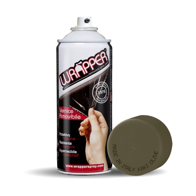 ΠΡΟΣΤΑΤΕΥΤΙΚΟ ΦΙΛΜ ΣΕ ΣΠΡΕΙ WRAPPER CAMOUFLAGE COLOUR KAKI OLIVE 400 ml (ΠΡΑΣΙΝΟ ΛΑΔΙ) - Lampa - L.WR6114 ΠΡΟΣΤΑΤΕΥΤΙΚΟ ΦΙΛΜ ΣΕ ΣΠΡΕΙ WRAPPER CAMOUFLAGE COLOUR KAKI OLIVE 400 ml (ΠΡΑΣΙΝΟ ΛΑΔΙ) - Lampa - L.WR6114