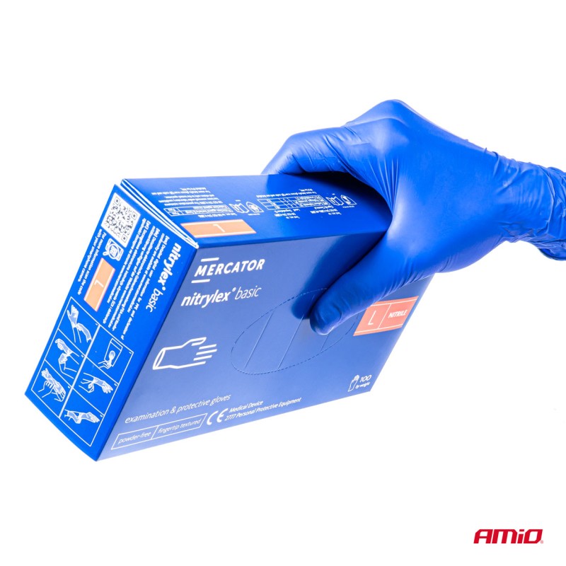 ΓΑΝΤΙΑ ΝΙΤΡΙΛΙΟΥ MERCATOR NITRYLEX BASIC ΜΙΑΣ ΧΡΗΣΗΣ ΣΕ ΜΠΛΕ ΧΡΩΜΑ LARGE (L) ΑΜΙΟ - 100 ΤΕΜ. - Amio - MER02958/AM ΓΑΝΤΙΑ ΝΙΤΡΙΛΙΟΥ MERCATOR NITRYLEX BASIC ΜΙΑΣ ΧΡΗΣΗΣ ΣΕ ΜΠΛΕ ΧΡΩΜΑ LARGE (L) ΑΜΙΟ - 100 ΤΕΜ. - Amio - MER02958/AM