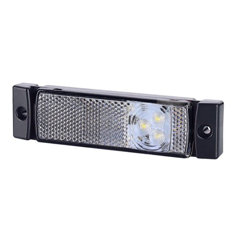 ΦΩΣ ΟΓΚΟΥ ΑΝΑΚΛΑΣΤΙΚΟ LD127 12/24V 3LED HORPOL ΛΕΥΚΟ 13 x 3 cm -1ΤΕΜ. - M-Tech - WMLHOR127/MT ΦΩΣ ΟΓΚΟΥ ΑΝΑΚΛΑΣΤΙΚΟ LD127 12/24V 3LED HORPOL ΛΕΥΚΟ 13 x 3 cm -1ΤΕΜ. - M-Tech - WMLHOR127/MT