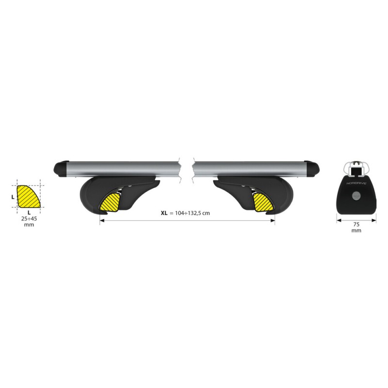 ΜΠΑΡΕΣ ΟΡΟΦΗΣ ΓΙΑ S/W RAIL-TOP ΑΛΟΥΜΙΝΙΟΥ 140cm ΜΕ ΚΛΕΙΔΙ 2τεμ. - Nordrive - N15037 ΜΠΑΡΕΣ ΟΡΟΦΗΣ ΓΙΑ S/W RAIL-TOP ΑΛΟΥΜΙΝΙΟΥ 140cm ΜΕ ΚΛΕΙΔΙ 2τεμ. - Nordrive - N15037