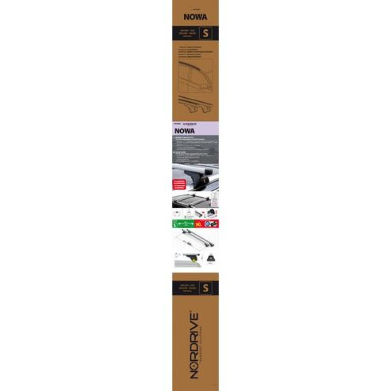 ΜΠΑΡΕΣ ΟΡΟΦΗΣ ΑΛΟΥΜΙΝΙΟΥ NOWA (S) 108cm ME FLUSH RAILING 2ΤΕΜ. ME ΚΛΕΙΔΙ - Nordrive - N15064 ΜΠΑΡΕΣ ΟΡΟΦΗΣ ΑΛΟΥΜΙΝΙΟΥ NOWA (S) 108cm ME FLUSH RAILING 2ΤΕΜ. ME ΚΛΕΙΔΙ - Nordrive - N15064