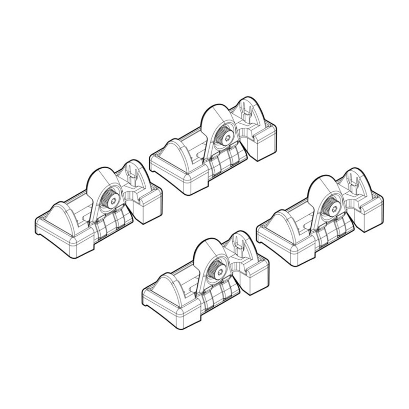 ΑΚΡΑ ΓΙΑ ΜΠΑΡΕΣ NORDRIVE ΓΙΑ RENAULT CLIO 5D 03/98-09/05 / CLIO STORIA 10/05-01/11 KIT - Nordrive - N21004