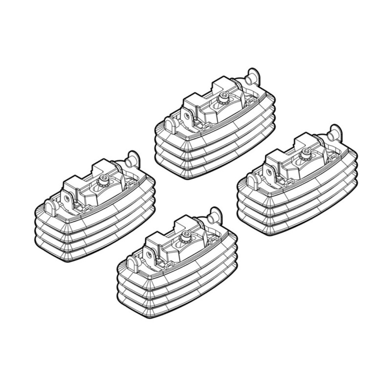 ΑΚΡΑ ΓΙΑ ΜΠΑΡΕΣ NORDRIVE ΓΙΑ FORD FOCUS 3D/5D 02/05-02/11 KIT - Nordrive - N21044