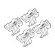 ΑΚΡΑ ΓΙΑ ΜΠΑΡΕΣ NORDRIVE ΓΙΑ FIAT GRANDE PUNTO 3D/5D 09/05-04/12 KIT - Nordrive - N21056