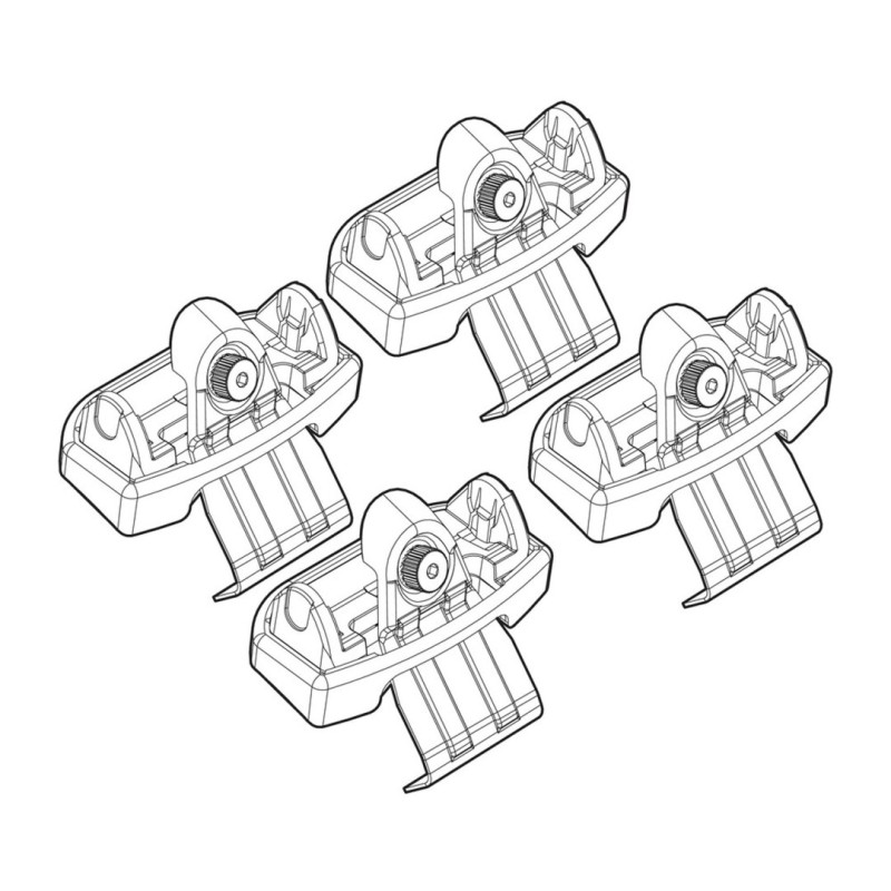 ΑΚΡΑ ΓΙΑ ΜΠΑΡΕΣ NORDRIVE ΓΙΑ NISSAN JUKE 10/10+ KIT - Nordrive - N21131
