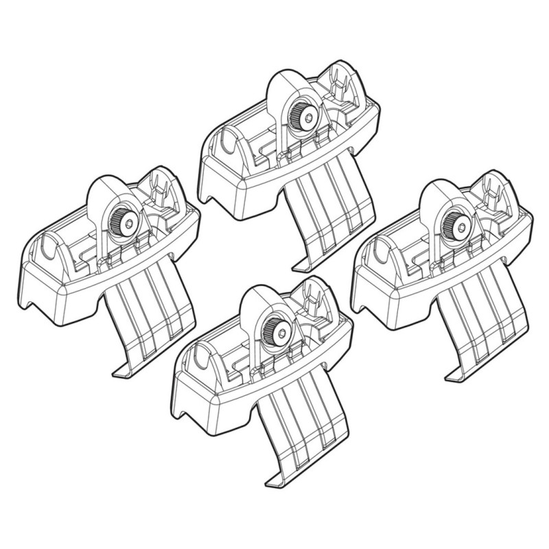 ΑΚΡΑ ΓΙΑ ΜΠΑΡΕΣ NORDRIVE ΓΙΑ TOYOTA VERSO-S 05/11+ KIT - Nordrive - N21140