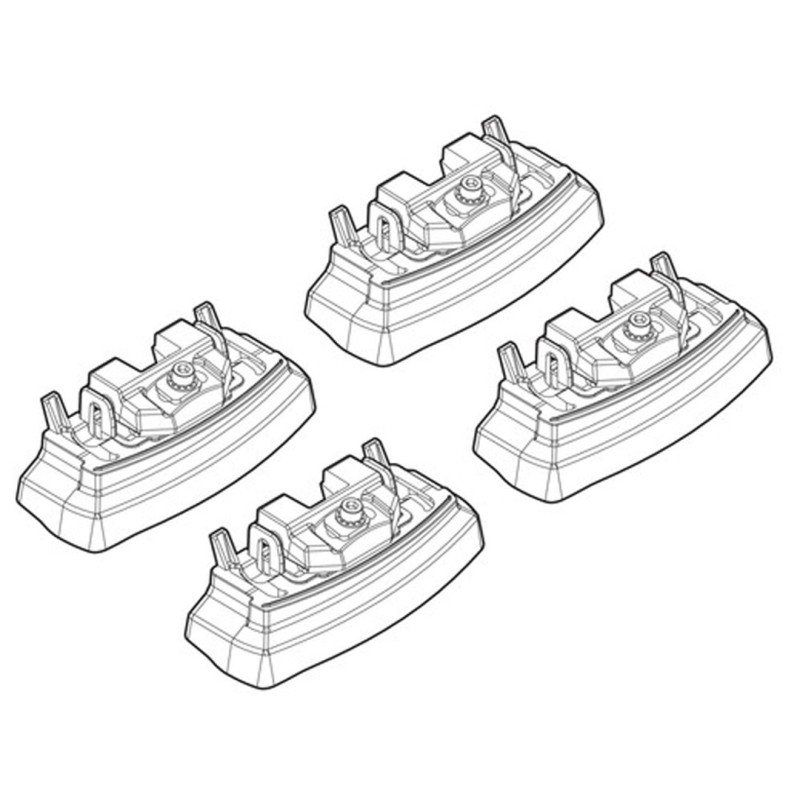 ΑΚΡΑ ΓΙΑ ΜΠΑΡΕΣ NORDRIVE ΓΙΑ CITROEN C4 AIRCROSS 04/12+MITSUBISHI ASX 07/10+ KIT - Nordrive - N21155