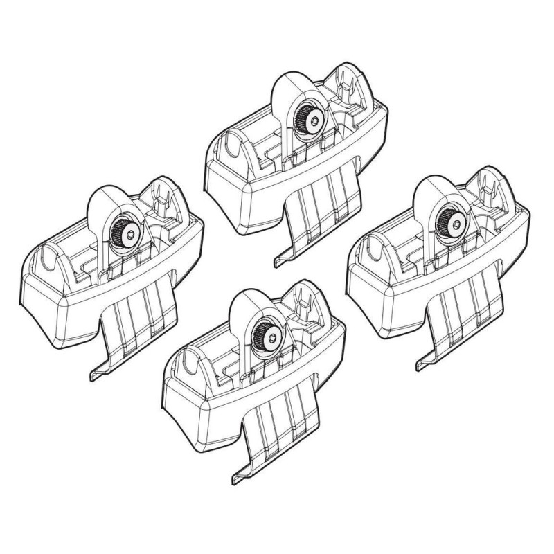 ΑΚΡΑ ΓΙΑ ΜΠΑΡΕΣ NORDRIVE ΓΙΑ OPEL ASTRA L 5D 12/2021+ /PEUGEOT 305 5D/SW 08/2021+  - 4ΤΕΜ. - Nordrive - L.N21243