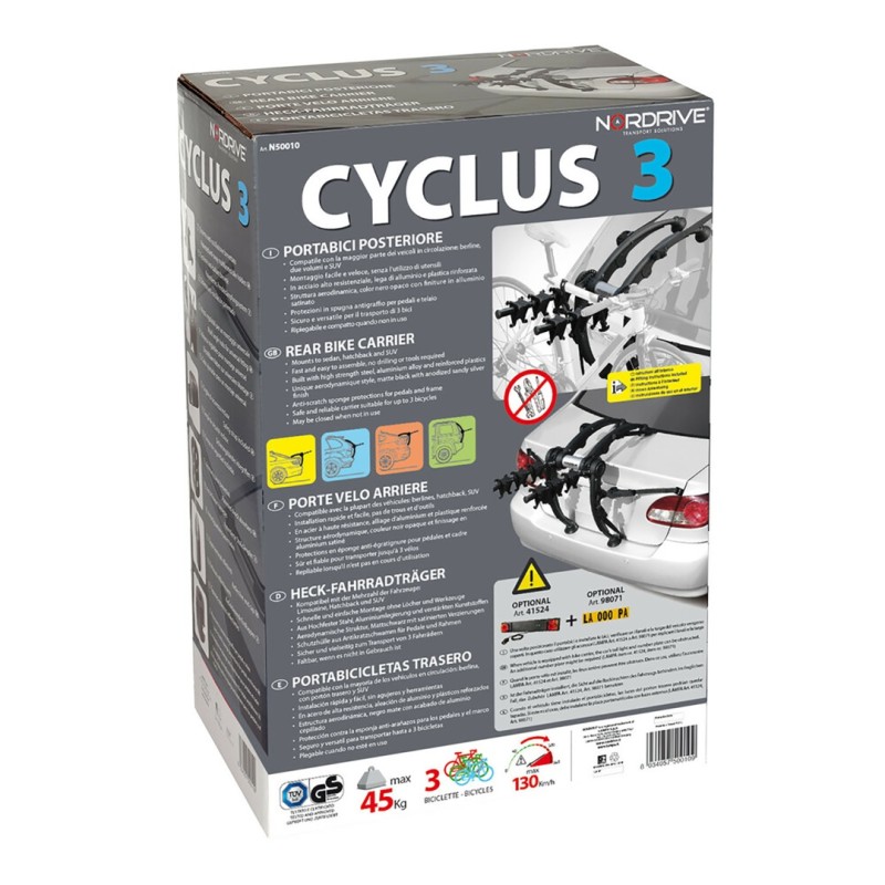 ΒΑΣΗ ΠΟΔΗΛΑΤΟΥ CYCLUS-3 ΠΟΡΤ ΜΠΑΓΚΑΖ ΓΙΑ 3 ΠΟΔΗΛΑΤΑ ΜΕ ΔΕΣΤΡΕΣ NORDRIVE - 1 ΤΕΜ. - Nordrive - N50010-LB ΒΑΣΗ ΠΟΔΗΛΑΤΟΥ CYCLUS-3 ΠΟΡΤ ΜΠΑΓΚΑΖ ΓΙΑ 3 ΠΟΔΗΛΑΤΑ ΜΕ ΔΕΣΤΡΕΣ NORDRIVE - 1 ΤΕΜ. - Nordrive - N50010-LB