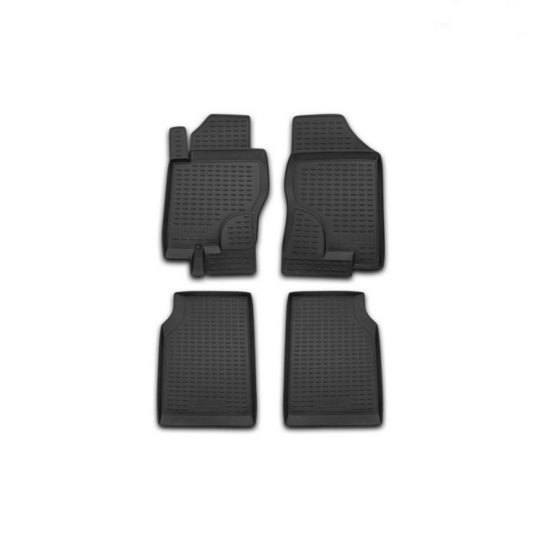 ΜΑΡΚΕ ΠΑΤΑΚΙΑ ΣΕ ΣΚΑΦΗ TPE ΛΑΣΤΙΧΟ ΓΙΑ NISSAN NAVARA 4D D40 2005+ 4ΤΕΜ. (ΜΕΓΑΛΗ  ΠΟΡΤΑ ΠΙΣΩ 4D) ΜΑΥΡΟ - Novline - NLC.36.19.210/NV