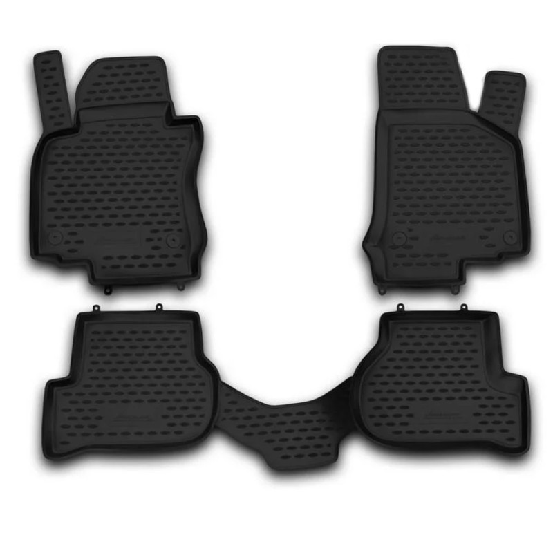 ΜΑΡΚΕ ΠΑΤΑΚΙΑ ΣΕ ΣΚΑΦΗ TPE ΛΑΣΤΙΧΟ ΓΙΑ SKODA OCTAVIA 5 09/2004-2013  ΣΕ ΜΑΥΡΟ ΧΡΩΜΑ NOVLINE - 4 ΤΕΜ. - Novline - NLC.45.03.210K/NV