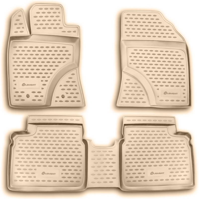 ΜΑΡΚΕ ΠΑΤΑΚΙΑ ΣΕ ΣΚΑΦΗ TPE ΛΑΣΤΙΧΟ ΓΙΑ TOYOTA AVENSIS 01/2009-2015  ΣΕ ΜΠΕΖ ΧΡΩΜΑ NOVLINE - 4 ΤΕΜ. - Novline - NLC.48.19.212K/NV