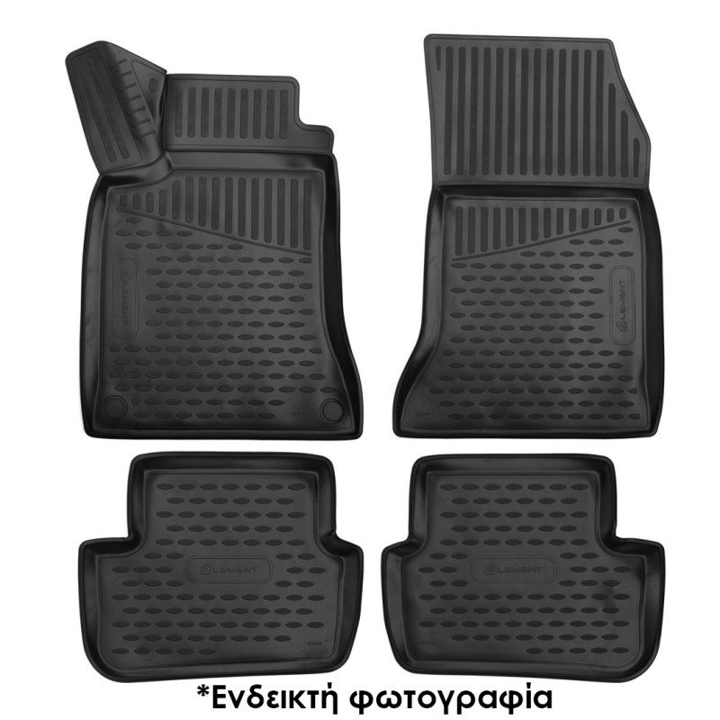 ΜΑΡΚΕ ΠΑΤΑΚΙΑ ΣΕ ΣΚΑΦΗ TPE ΛΑΣΤΙΧΟ ΓΙΑ TOYOTA IQ 01/2009+  ΣΕ ΜΑΥΡΟ ΧΡΩΜΑ NOVLINE - 4 ΤΕΜ. - Novline - NLC.48.23.210K/NV
