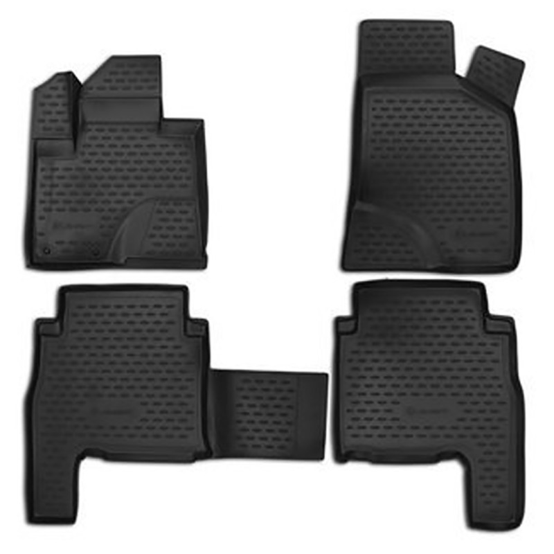 ΜΑΡΚΕ ΠΑΤΑΚΙΑ ΣΕ ΣΚΑΦΗ TPE ΛΑΣΤΙΧΟ ΓΙΑ HYUNDAI SANTA FE 5D 2007-2012  ΣΕ ΜΑΥΡΟ ΧΡΩΜΑ NOVLINE - 4 ΤΕΜ. - Novline - NLC.3D.20.37.210/NV
