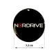 NORDRIVE ΑΥΤΟΚΟΛΛΗΤΑ ΖΑΝΤΩΝ 7,2 cm ΛΕΥΚΟ/ΜAYΡO/KOKKINO ΣΜΑΛΤΟΥ - 4 ΤΕΜ. - Race Axion - ΑΥΤ.NORDRIVE/5