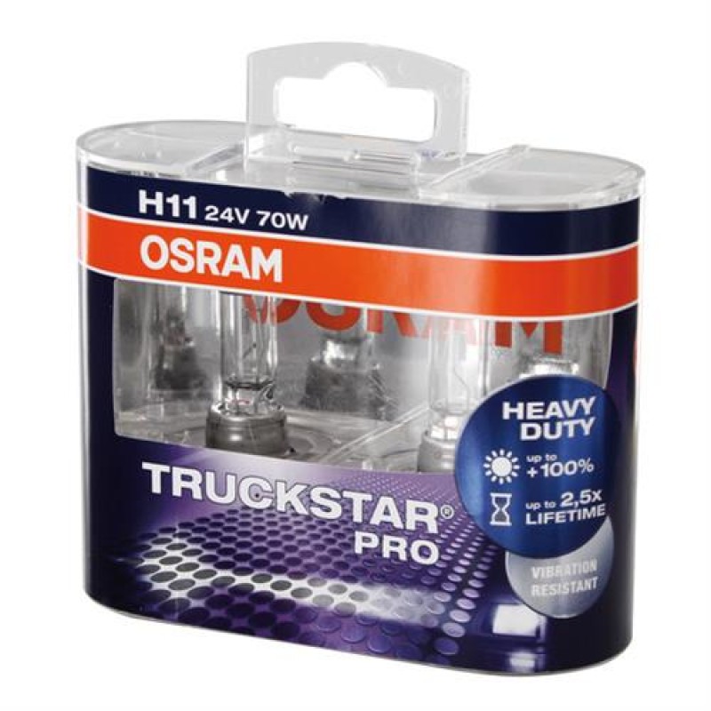 H11 24V PGJ19-2 OSRAM TRUCKSTAR PRO 2τεμ. BLISTER - Osram - 64216TSPDUO/OA H11 24V PGJ19-2 OSRAM TRUCKSTAR PRO 2τεμ. BLISTER - Osram - 64216TSPDUO/OA