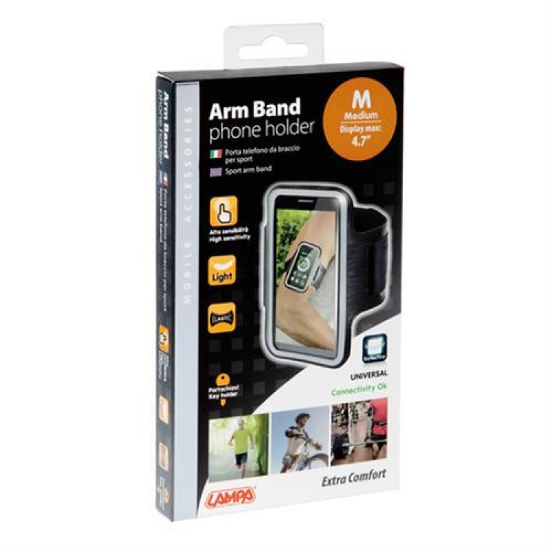 ΘΗΚΗ ΚΙΝΗΤΟΥ ΧΕΙΡΟΣ ARM BAND M ΜΑΧ 4,7 INCH ΜΑΥΡΗ ΜΕ ΕΛΑΣΤΙΚΟ ΙΜΑΝΤΑ ΚΑΙ VELCRO LAMPA - 1 ΤΕΜ. - Lampa - L.P16154/T ΘΗΚΗ ΚΙΝΗΤΟΥ ΧΕΙΡΟΣ ARM BAND M ΜΑΧ 4,7 INCH ΜΑΥΡΗ ΜΕ ΕΛΑΣΤΙΚΟ ΙΜΑΝΤΑ ΚΑΙ VELCRO LAMPA - 1 ΤΕΜ. - Lampa - L.P16154/T