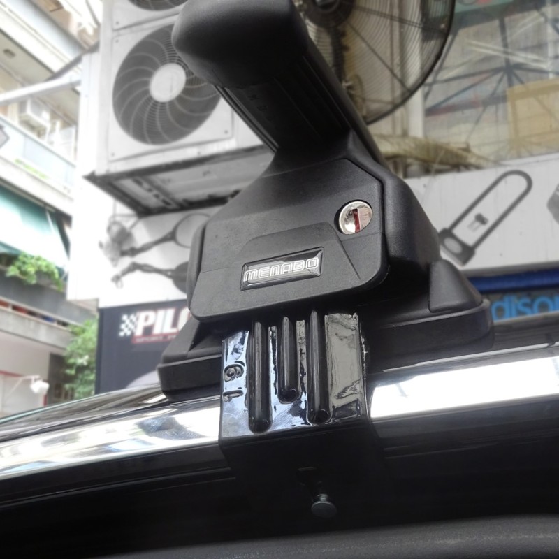 KIT ΜΕ ΜΠΑΡΕΣ ΟΡΟΦΗΣ ΓΙΑ PEUGEOT 3008 5D 2016-2020 ΣΙΔΗΡΟΥ TEMA MENABO (FE2-3360-FIX076G)-2 ΤΕΜ. - MENABO - MP.PE.014A/MB