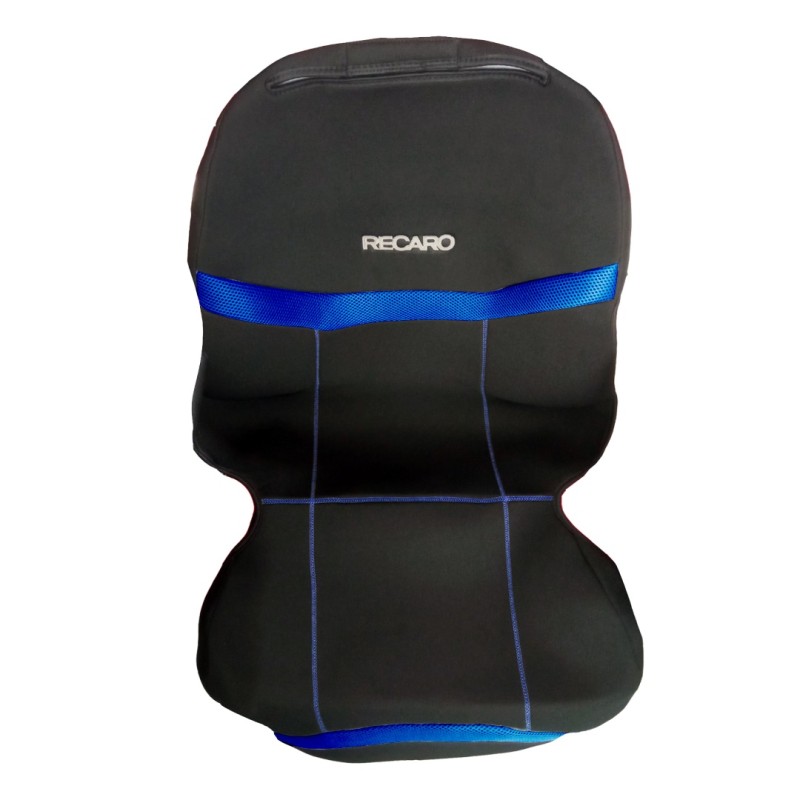 ΗΜΙΚΑΛΥΜΜΑΤΑ ΚΑΘΙΣΜΑΤΩΝ BUCKET RECARO ΜΑΥΡΟ/ΜΠΛΕ ΜΕ ΥΠΟΔΟΧΗ ΠΡΟΣΚΕΦΑΛΟΥ VELCRO & ΠΡΟΣΚΕΦΑΛΑ - 2 ΤΕΜ. - Race Axion - ΠΛΑΤ.REC.BLACK-BLUE