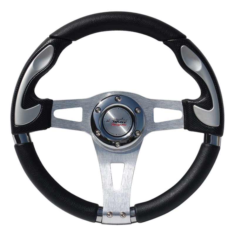 ΤΙΜΟΝΙ INDIANAPOLIS ΜΑΥΡΟ/ΝΙΚΕΛ 330mm - Simoni Racing - SRINP330/N