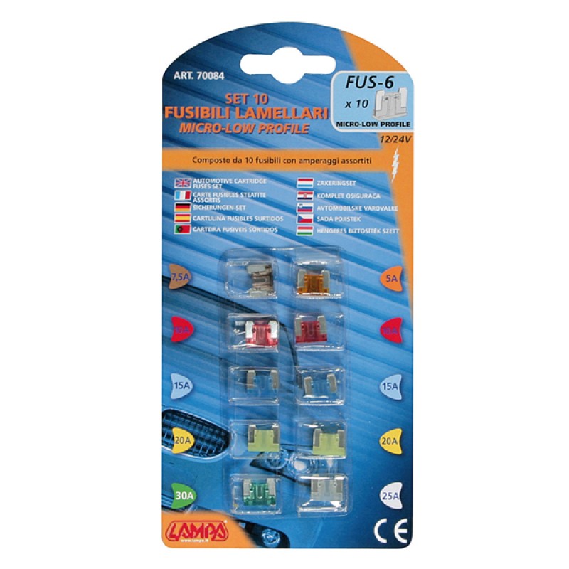 ΑΣΦΑΛΕΙΕΣ ΣΕΤ10 FUS-6 - Lampa - L7008.4 ΑΣΦΑΛΕΙΕΣ ΣΕΤ10 FUS-6 - Lampa - L7008.4