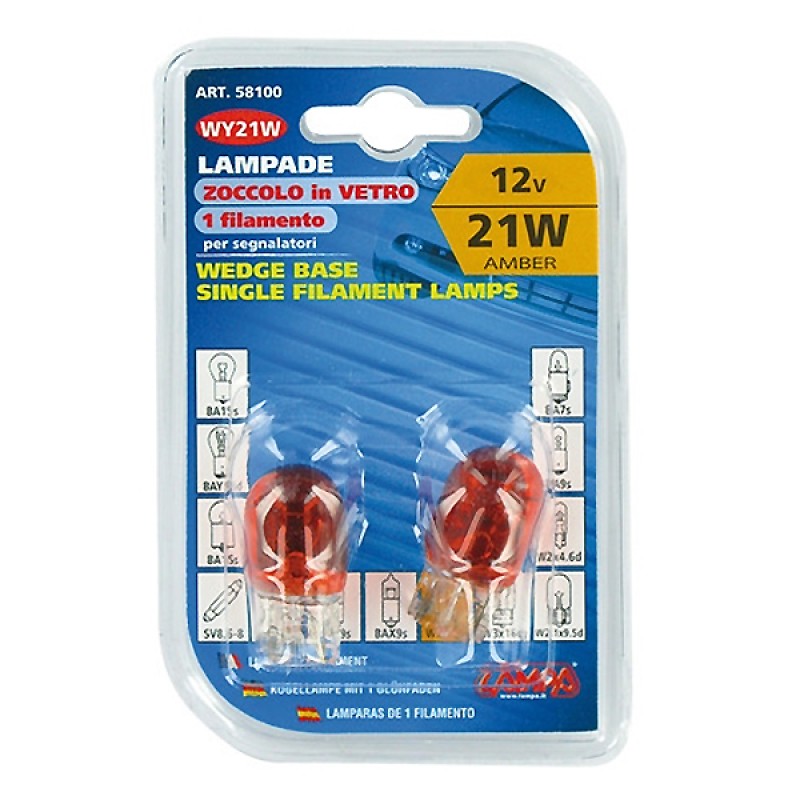 ΛΑΜΠΑΚΙΑ 12V/21W WY21W W3X16d - Lampa - L5810.0 ΛΑΜΠΑΚΙΑ 12V/21W WY21W W3X16d - Lampa - L5810.0