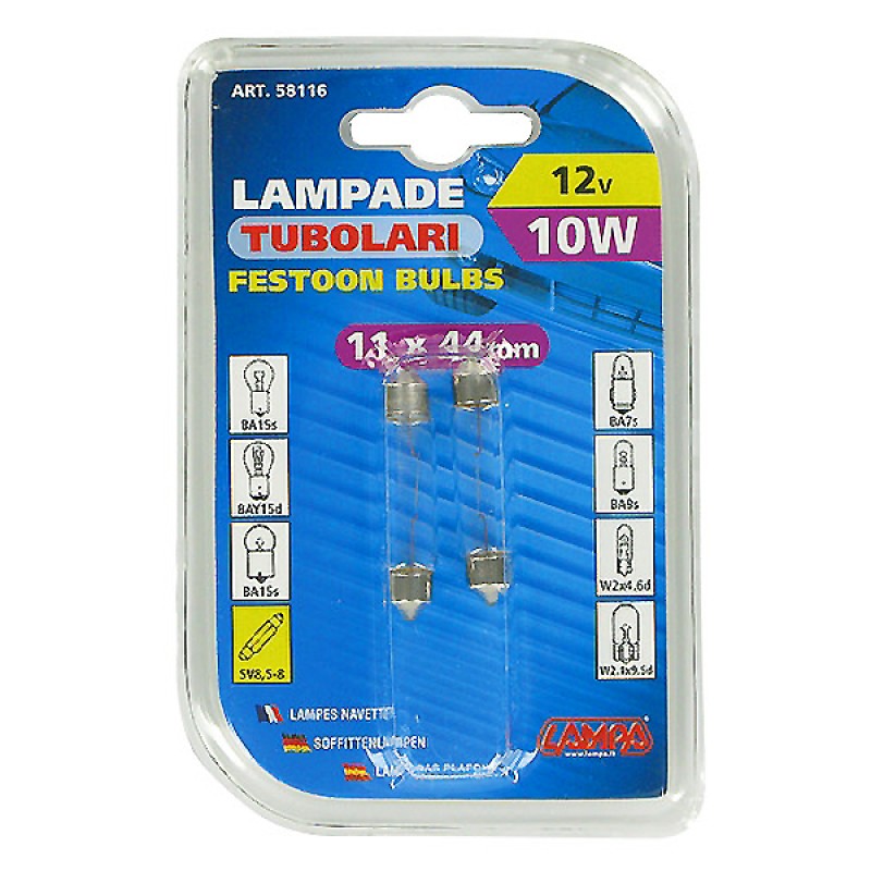 ΣΕΤ ΛΑΜΠΑΚΙΑ 12V/10W SV8.5-8 - Lampa - 5811.6-LM