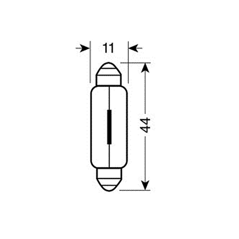 ΛΑΜΠΑΚΙΑ ΣΩΛΗΝΩΤΑ 10W/12V SV8,5x8 - Lampa - L5831.0 ΛΑΜΠΑΚΙΑ ΣΩΛΗΝΩΤΑ 10W/12V SV8,5x8 - Lampa - L5831.0