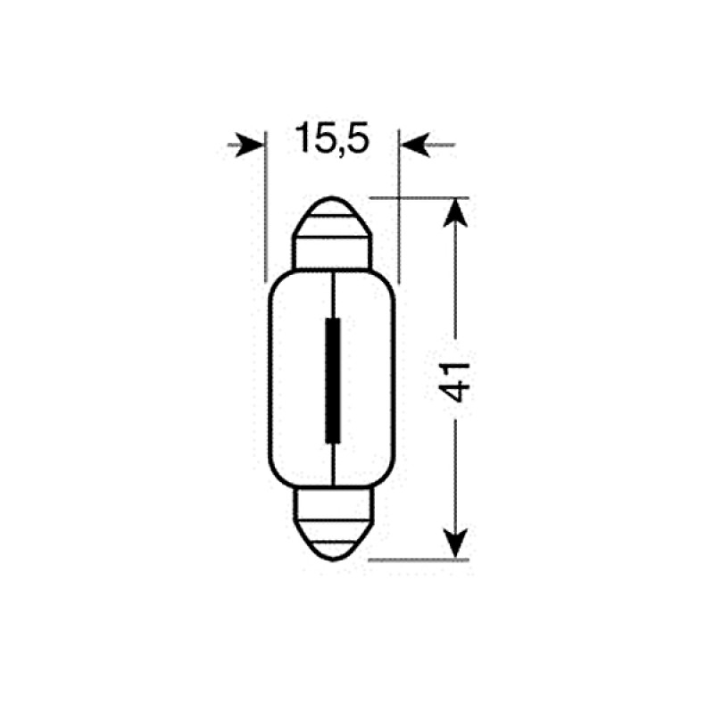 ΛΑΜΠΑΚΙΑ ΣΩΛΗΝΩΤΑ 18W/12V SV8,5x8 15x41m - Lampa - 5836.8-LM ΛΑΜΠΑΚΙΑ ΣΩΛΗΝΩΤΑ 18W/12V SV8,5x8 15x41m - Lampa - 5836.8-LM