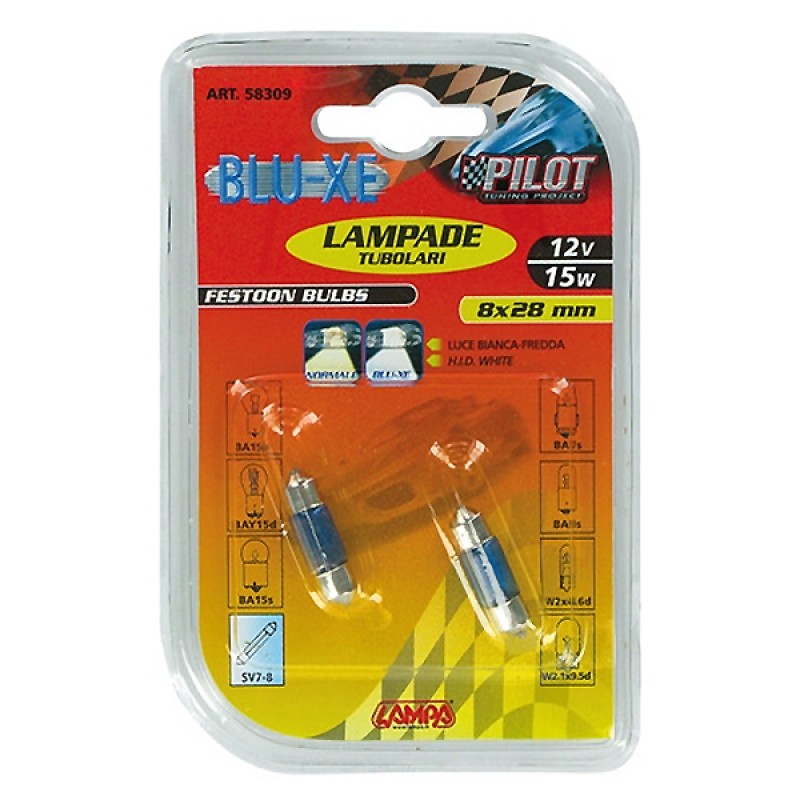 ΛΑΜΠΑΚΙΑ ΣΩΛΗΝΩΤΑ 15W/12V SV7-8 8x28mm - Lampa - 5830.9-LM ΛΑΜΠΑΚΙΑ ΣΩΛΗΝΩΤΑ 15W/12V SV7-8 8x28mm - Lampa - 5830.9-LM