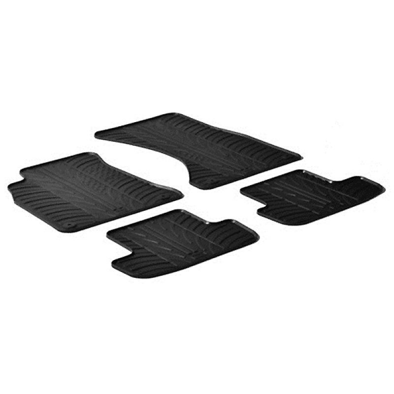 ΜΑΡΚΕ ΠΑΤΑΚΙΑ ΣΕ ΣΚΑΦΗ ΛΑΣΤΙΧΟ ΓΙΑ AUDI A5 CABRIO 03/2005-02/2017 / A5 COUPE 3D 06/2007-08/2016 SUMISURA ΣΕ ΜΑΥΡΟ ΧΡΩΜΑ ME ΚΟΥΜΠΩΜΑΤΑ LAMPA - 4 ΤΕΜ. - Lampa - L2437.1