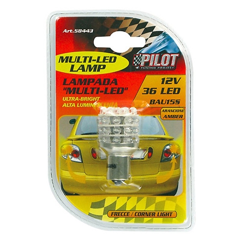 ΛΑΜΠΑ ΜΟΝΟΠΟΛΙΚΗ 36LED ΠΟΡΤΟΚΑΛΙ 12V PY21W - Lampa - L5844.3 ΛΑΜΠΑ ΜΟΝΟΠΟΛΙΚΗ 36LED ΠΟΡΤΟΚΑΛΙ 12V PY21W - Lampa - L5844.3
