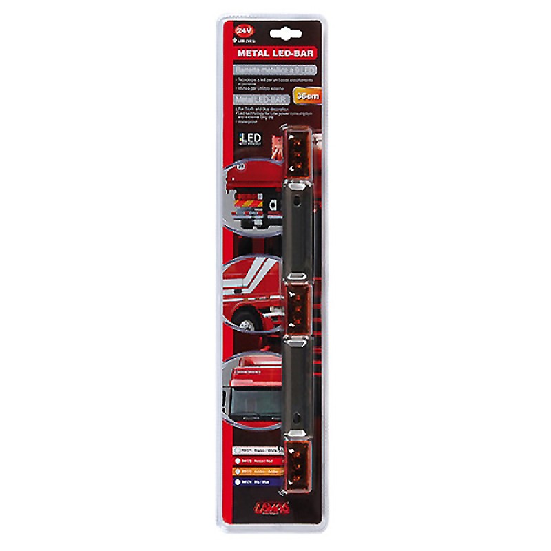 ΜΕΤΑΛΛΙΚΗ ΜΠΑΡΑ ΜΕ 3 ΦΩΤΑ LED 24V - Lampa - L9817.3 ΜΕΤΑΛΛΙΚΗ ΜΠΑΡΑ ΜΕ 3 ΦΩΤΑ LED 24V - Lampa - L9817.3