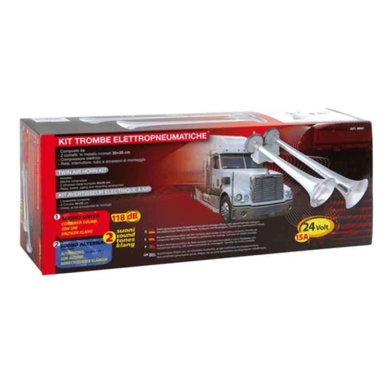 ΚΟΡΝΑ ΔΙΠΛΗ ΗΛΕΚΤΡΙΚΗ 125dB 24V 15A 35+30cm (2 ΗΧΟΙ) - Lampa - L9866.1 ΚΟΡΝΑ ΔΙΠΛΗ ΗΛΕΚΤΡΙΚΗ 125dB 24V 15A 35+30cm (2 ΗΧΟΙ) - Lampa - L9866.1