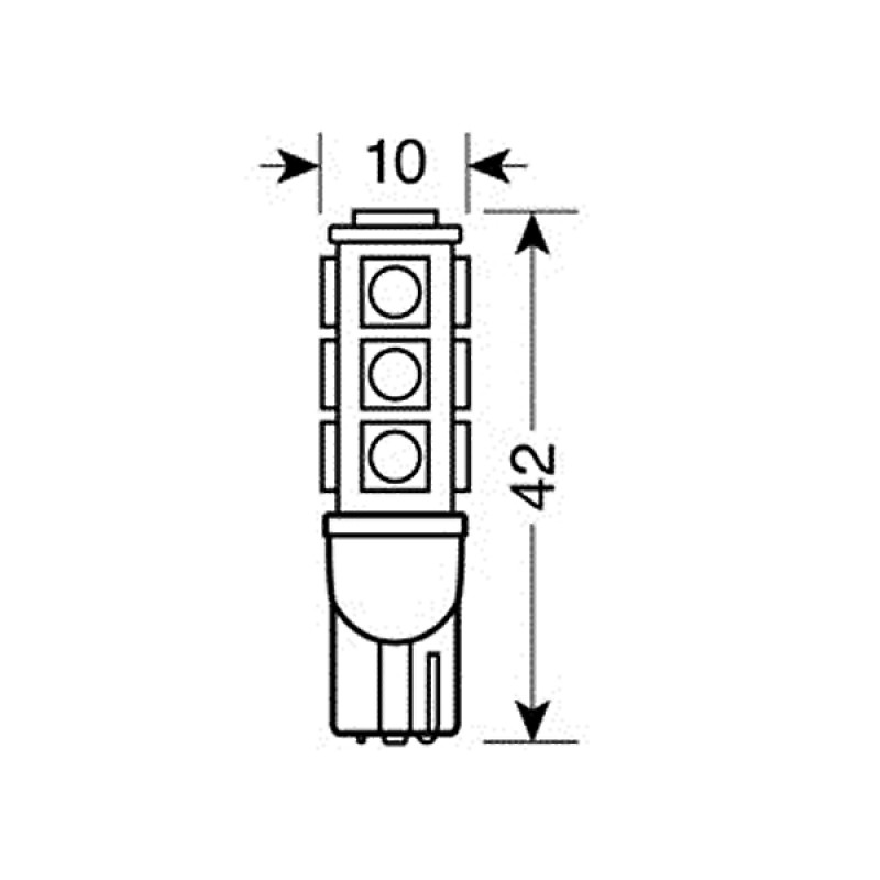 T10 W5W 12V W2,1x9,5d 80lm HYPER-LED39 ΛΕΥΚΟ 13SMDx3chips (ΔΙΠΛΗΣ ΠΟΛΙΚΟΤΗΤΑΣ) BLISTER 2ΤΕΜ. - Lampa - L5845.6 T10 W5W 12V W2,1x9,5d 80lm HYPER-LED39 ΛΕΥΚΟ 13SMDx3chips (ΔΙΠΛΗΣ ΠΟΛΙΚΟΤΗΤΑΣ) BLISTER 2ΤΕΜ. - Lampa - L5845.6