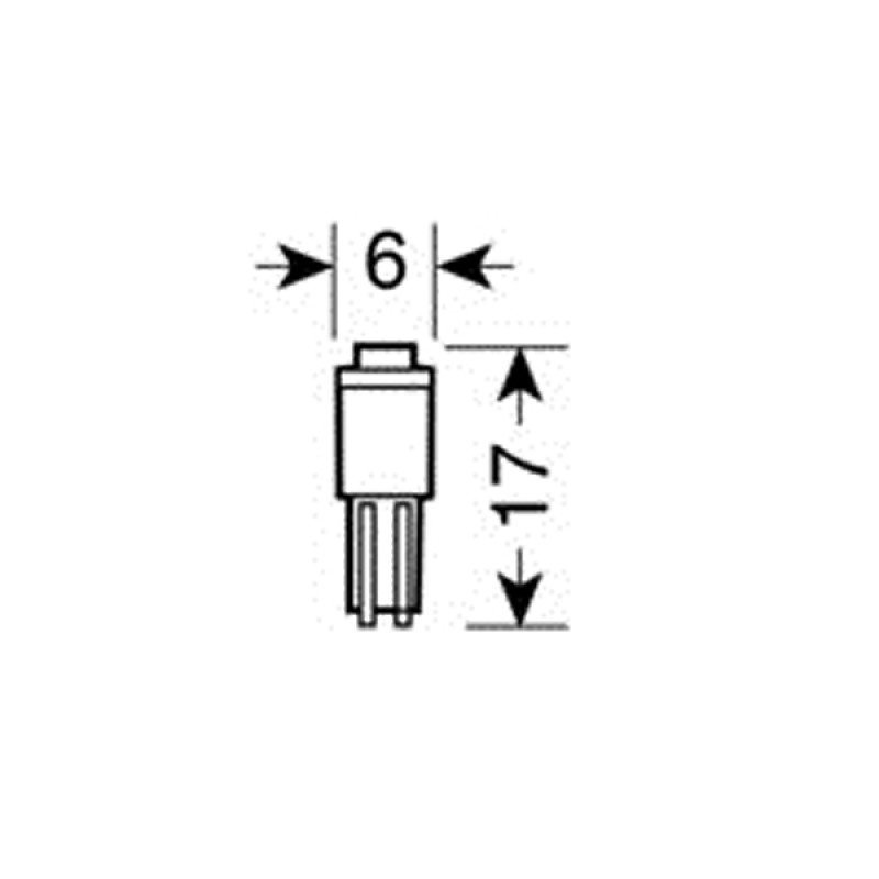ΛΑΜΠΑΚΙ T5 HYPER-LED 1 SMD ΛΕΥΚΟ 12V - Lampa - 5846.5-LM