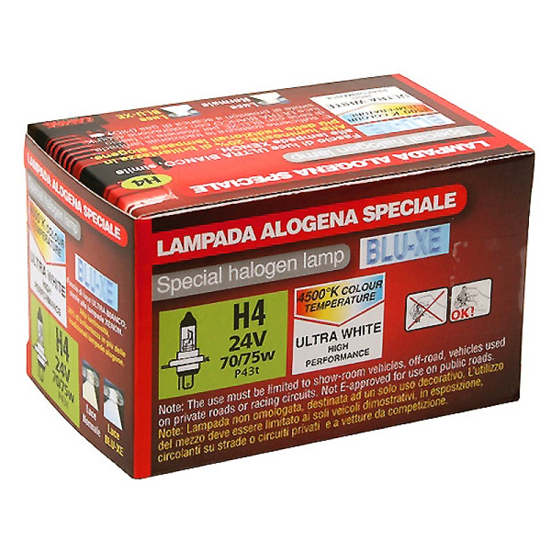ΛΑΜΠΑ H4 24V/70-75W Blue-Xenon (P43t) 4500K - Lampa - L9828.2