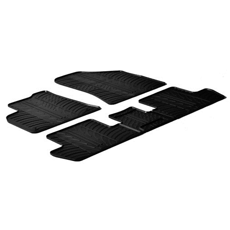 ΜΑΡΚΕ ΠΑΤΑΚΙΑ ΣΕ ΣΚΑΦΗ ΛΑΣΤΙΧΟ ΓΙΑ PEUGEOT 3008 05/2009-09/2016 / PEUGEOT 5008 11/2009-12/2016 SUMISURA ΣΕ ΜΑΥΡΟ ΧΡΩΜΑ ME ΚΟΥΜΠΩΜΑΤΑ LAMPA - 4 ΤΕΜ. - Lampa - L2435.4