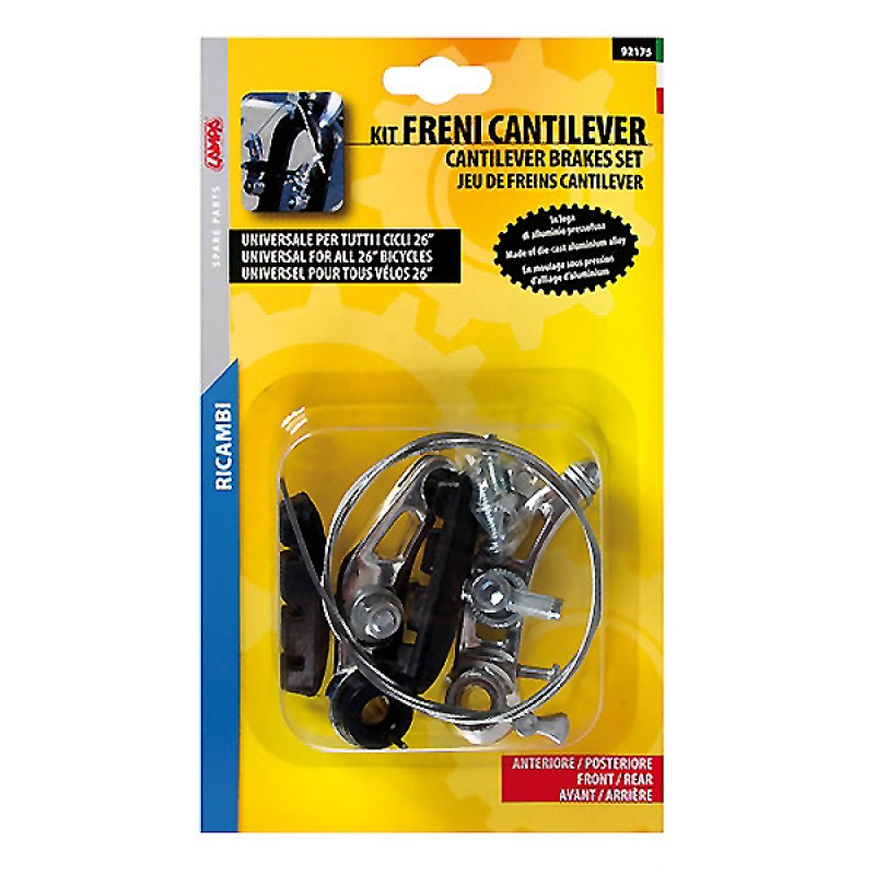 ΣΕΤ ΦΡΕΝΩΝ ΠΟΔΗΛΑΤΟΥ ΤΥΠΟΥ CANTILEVER BRAKES ΓΙΑ ΠΟΔΗΛΑΤΑ 24''/ 26''/ 28'' 2ΤΕΜ. - Lampa - 9217.5-LB ΣΕΤ ΦΡΕΝΩΝ ΠΟΔΗΛΑΤΟΥ ΤΥΠΟΥ CANTILEVER BRAKES ΓΙΑ ΠΟΔΗΛΑΤΑ 24''/ 26''/ 28'' 2ΤΕΜ. - Lampa - 9217.5-LB