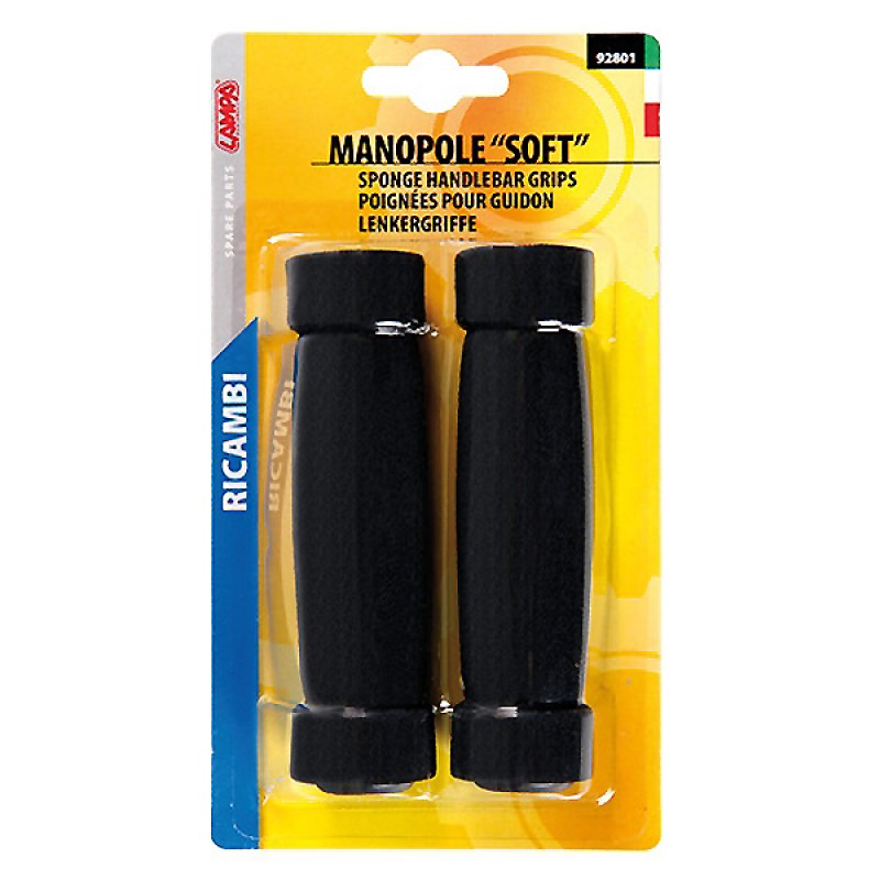 ΧΕΙΡΟΛΑΒΕΣ ΠΟΔΗΛΑΤΟΥ 125+125mm 22mm ΜΑΥΡΑ SOFT MAN-1 2ΤΕΜ - Lampa - 9280.1-LB ΧΕΙΡΟΛΑΒΕΣ ΠΟΔΗΛΑΤΟΥ 125+125mm 22mm ΜΑΥΡΑ SOFT MAN-1 2ΤΕΜ - Lampa - 9280.1-LB