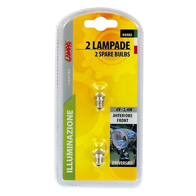 ΣΕΤ ΛΑΜΠΑΚΙΑ ΠΟΔΗΛΑΤΟΥ (6V-2,4W) - Lampa - 9358.3-LB ΣΕΤ ΛΑΜΠΑΚΙΑ ΠΟΔΗΛΑΤΟΥ (6V-2,4W) - Lampa - 9358.3-LB