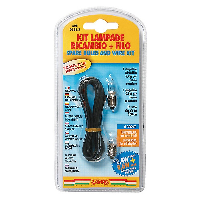 ΣΕΤ ΛΑΜΠΑΚΙΑ ΠΟΔΗΛ. ΑΛΟΓΟΝΟΥ ΚΑΙ ΚΑΛΩΔΙΟ - Lampa - 9358.2-LB