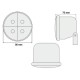 ΠΡΟΣΘΕΤΟ DAYLINE 4LED ΜΑΥΡΟ 90mm - Dectane - DL-DLGX10B ΠΡΟΣΘΕΤΟ DAYLINE 4LED ΜΑΥΡΟ 90mm - Dectane - DL-DLGX10B
