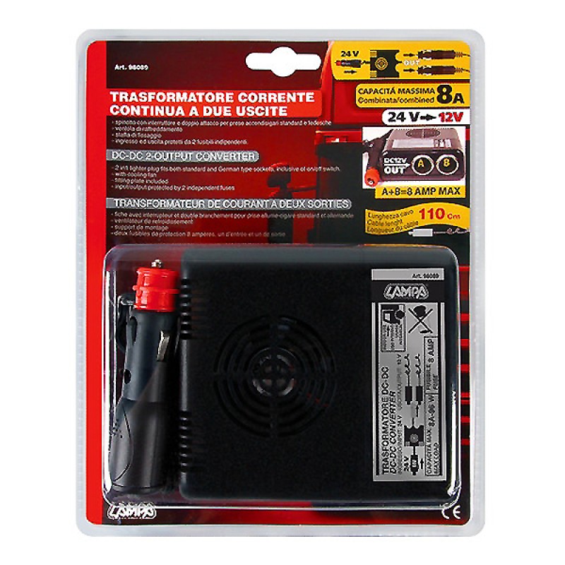 ΜΕΤΑΤΡΟΠΕΑΣ 24V-12V 8A - Lampa - L9808.9